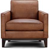 Chelsea Accent Arm Chair in Honey Brown Top Grain Leather